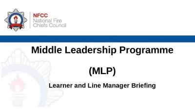 Middle Leadership Programme  (MLP)