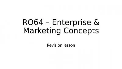 RO64   Enterprise & Marketing Concepts