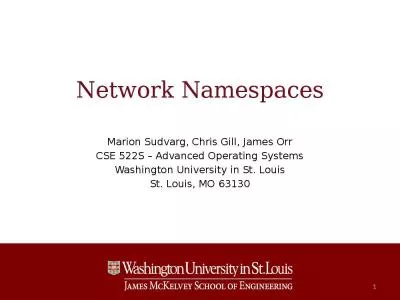 Network Namespaces