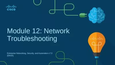 Module 12: Network Troubleshooting