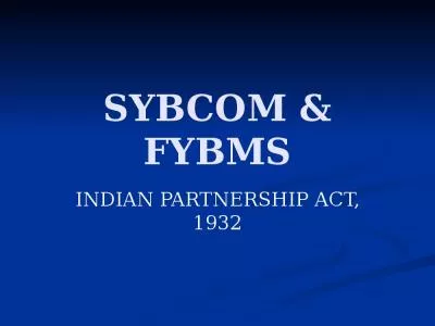 SYBCOM & FYBMS