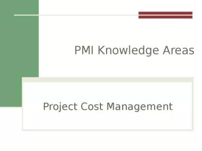 Project Cost Management