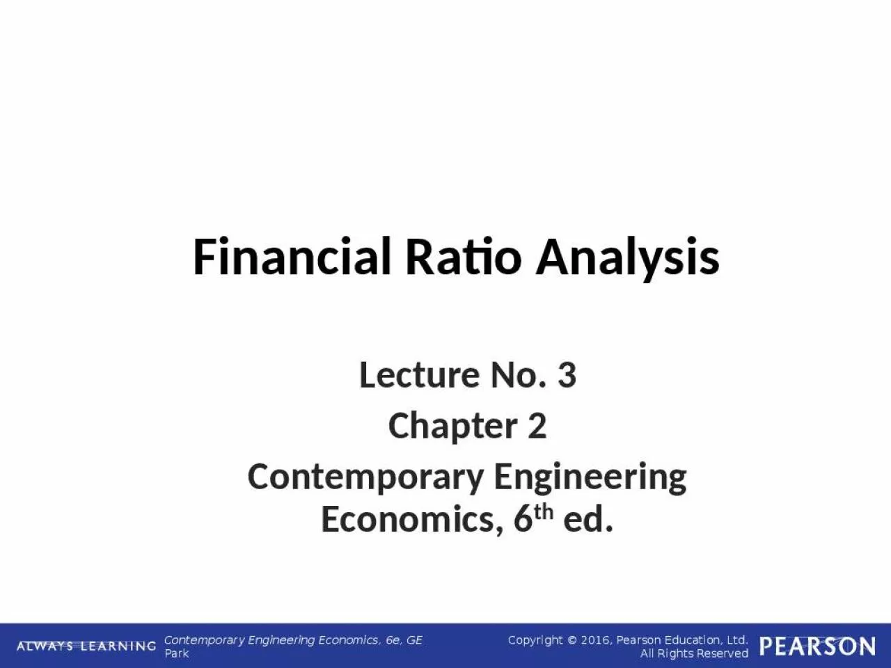 PPT-Financial Ratio Analysis