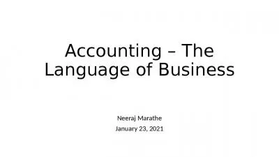 Accounting   The Language of Business