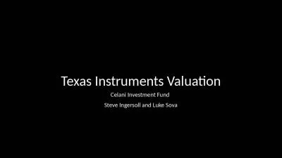 Texas Instruments Valuation