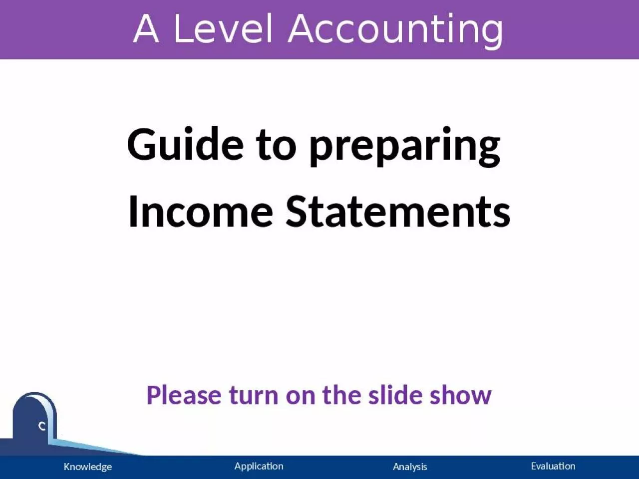 PPT-A Level Accounting