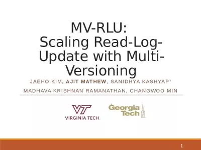 MV-RLU:  Scaling Read-Log-Update with Multi-Versioning