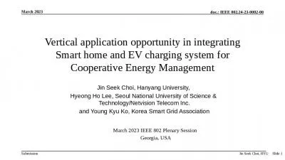 Vertical application opportunity in integrating Smart home and EV charging system for