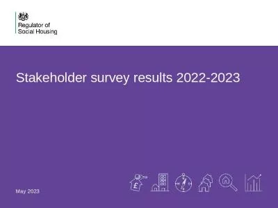 Stakeholder survey results 2022-2023