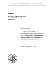 Protocol Between the  UNITED STATES OF AMERICA Convention on Prohibiti