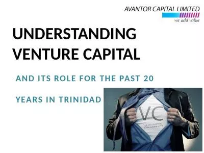 UNDERSTANDING VENTURE CAPITAL