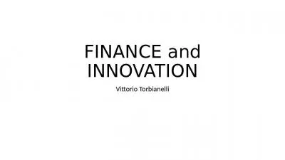 FINANCE and INNOVATION