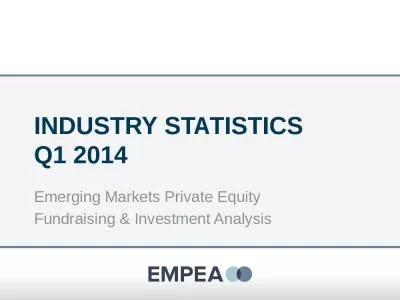 Industry Statistics  Q1 2014