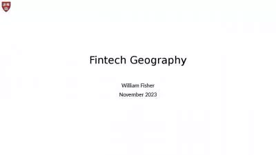 Fintech Geography