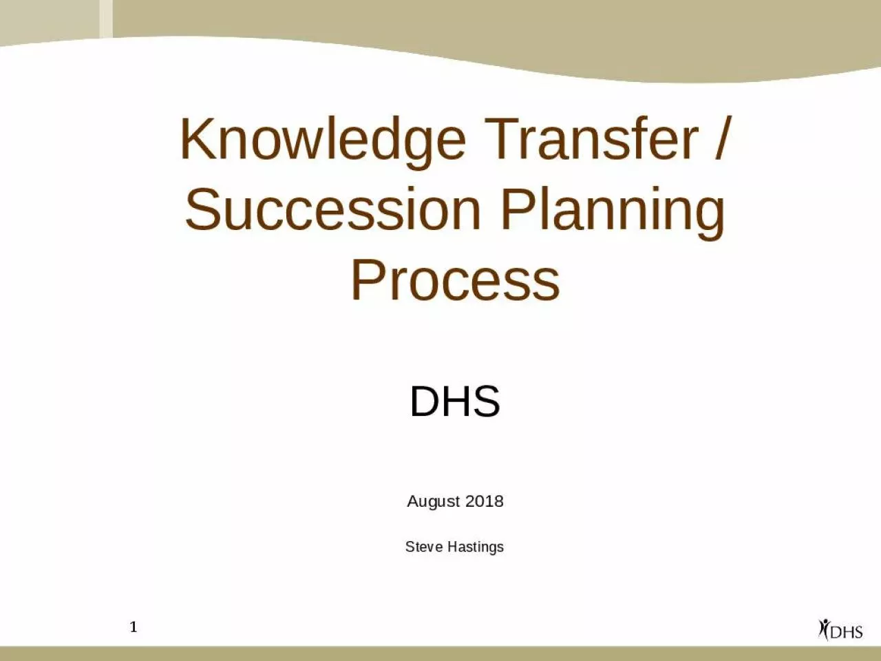 PPT-Knowledge Transfer / Succession Planning Process