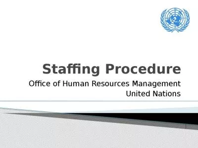 Staffing Procedure