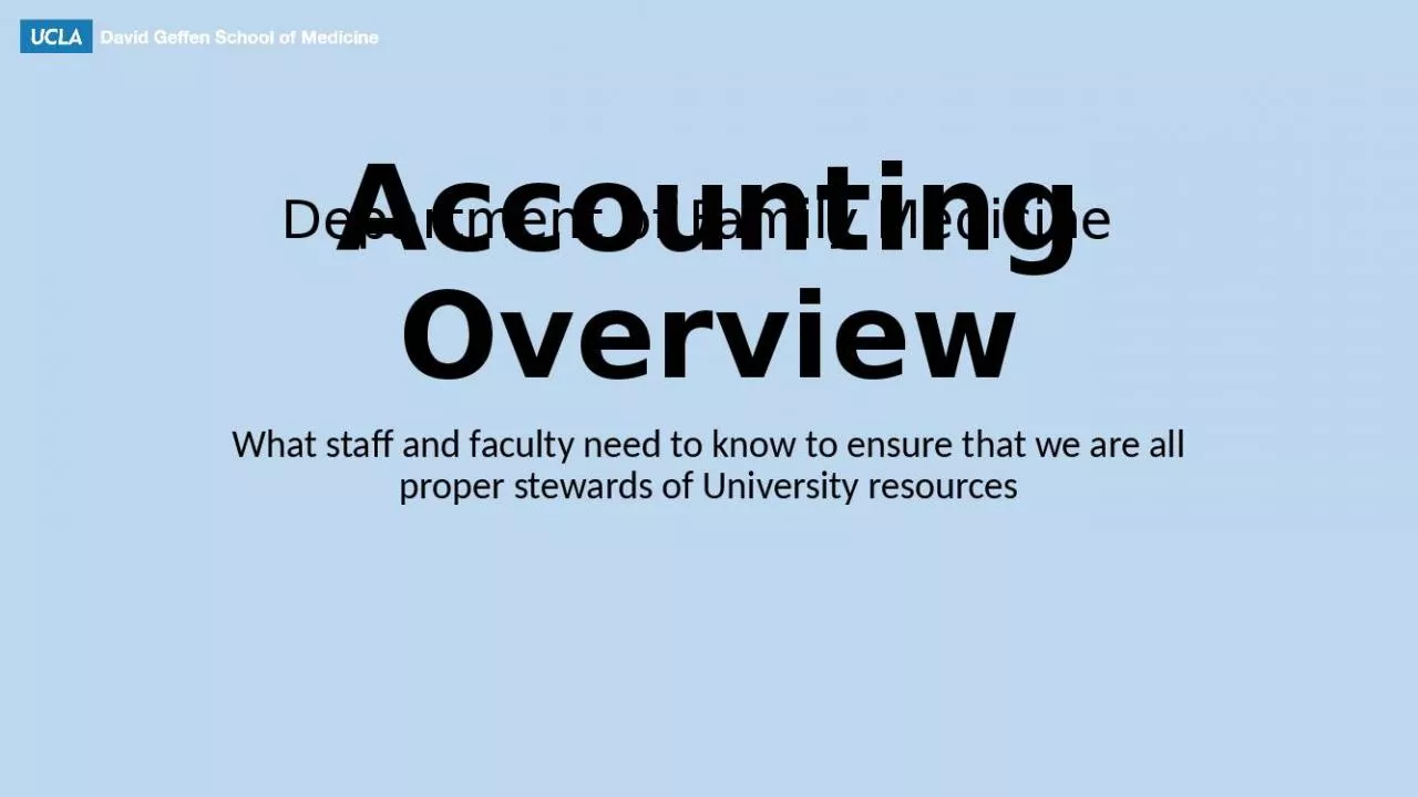 PPT-Accounting Overview