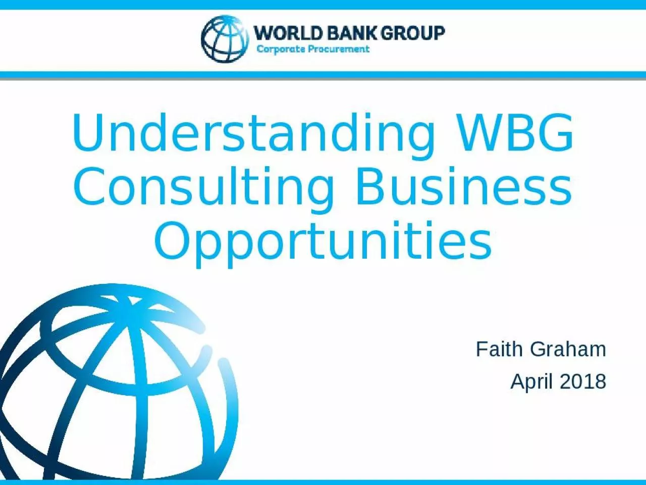 PPT-Understanding WBG Consulting Business Opportunities