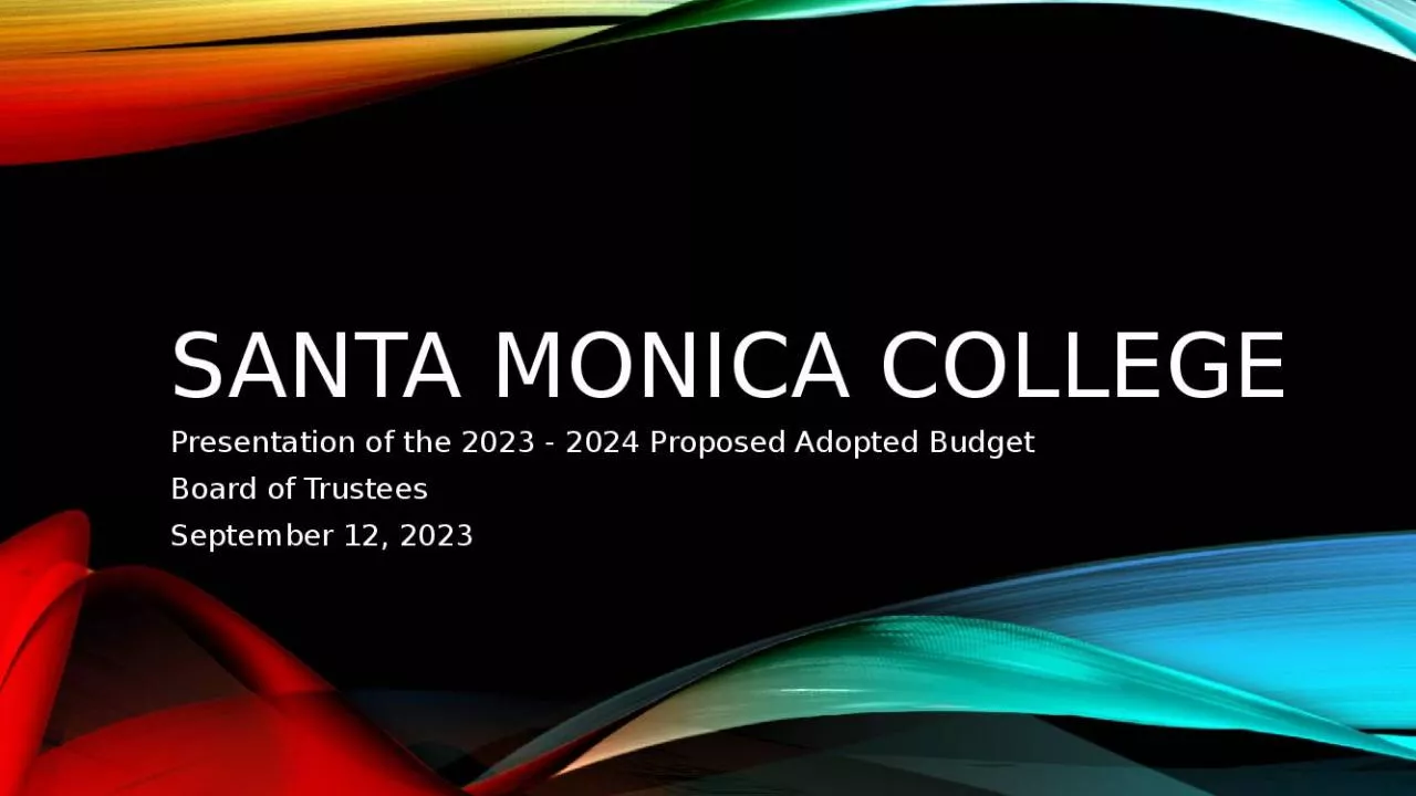 PPT-Santa monica college