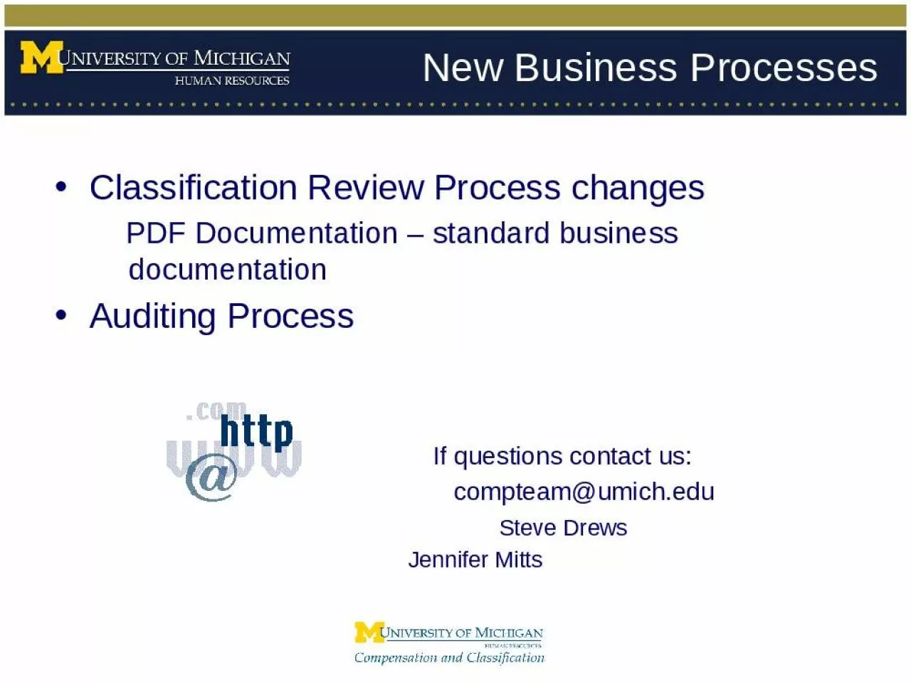 PPT-New Business Processes