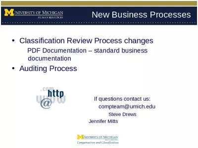 New Business Processes