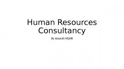 Human Resources Consultancy