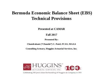 Bermuda Economic Balance Sheet (EBS) Technical Provisions