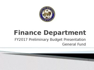 Finance Department