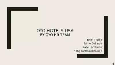 OYO Hotels USA by OYO HR team