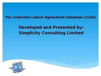 The Collective Labour Agreement Database (CLAD)