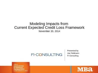 Modeling Impacts from  Current Expected Credit Loss Framework