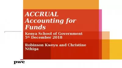 ACCRUAL Accounting for Funds