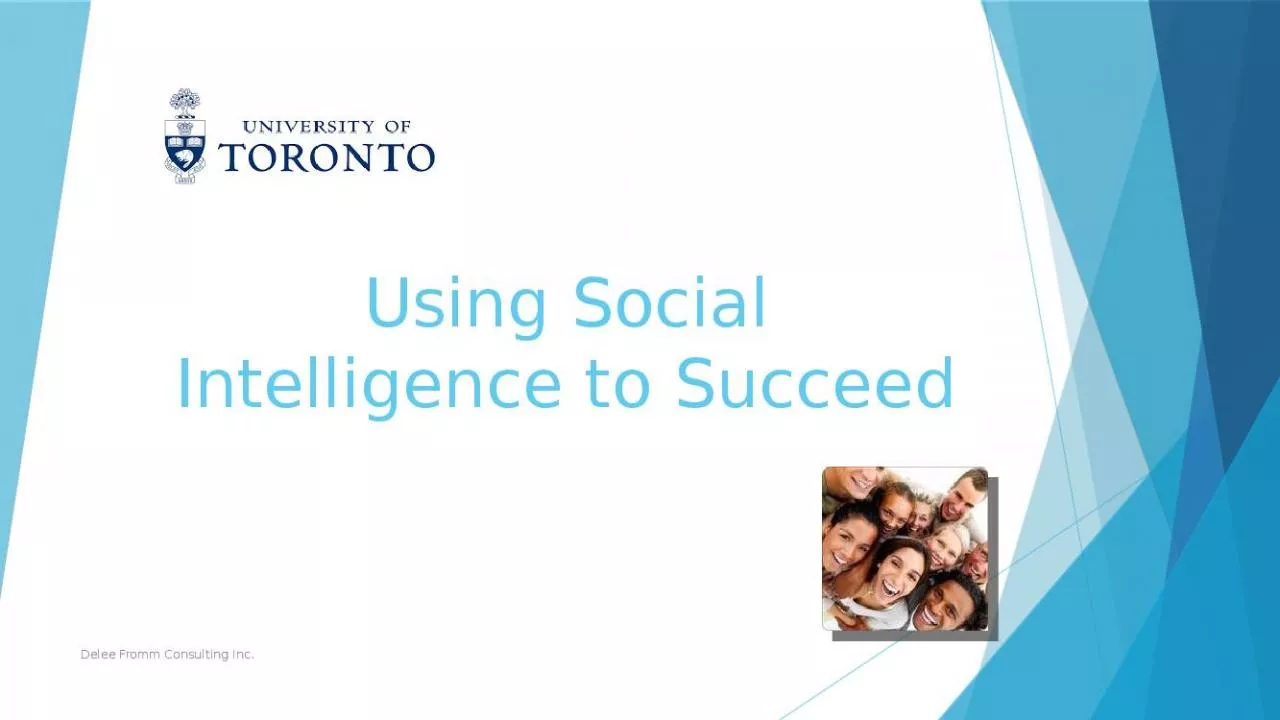 PPT-Using Social Intelligence to Succeed