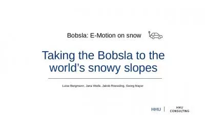 Taking the Bobsla to the world s snowy slopes