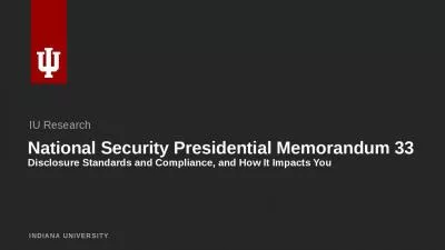 National Security Presidential Memorandum 33 Disclosure Standards and Compliance, and How It Impacts You