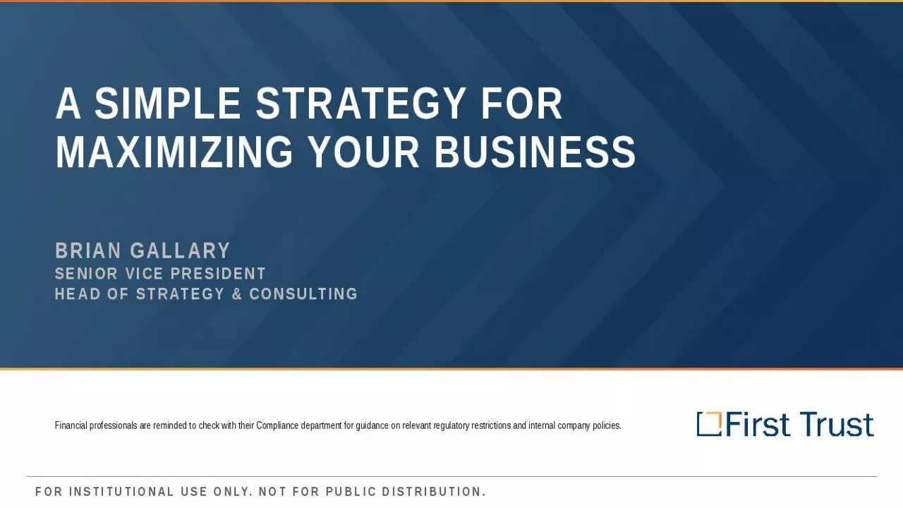 PPT-A simple strategy for maximizing your business