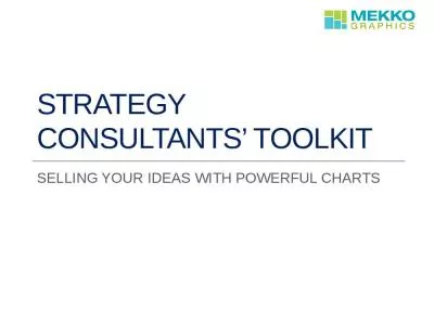 Strategy Consultants  toolkit