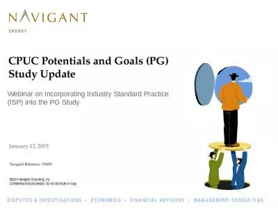 CPUC Potentials and Goals (PG) Study Update