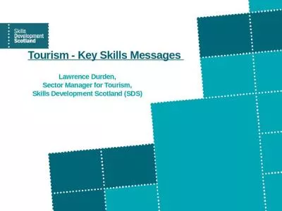 Tourism - Key Skills Messages