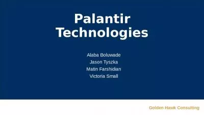 Palantir Technologies