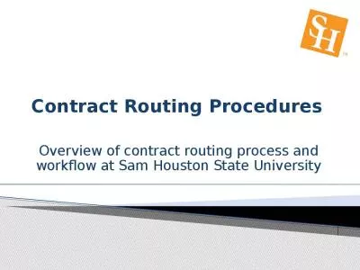 Contract Routing Procedures