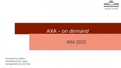 AXA   on demand