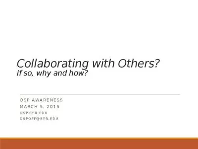 Collaborating with Others? If so, why and how?