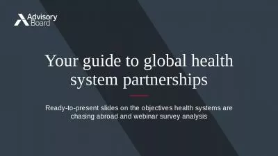 Your guide to global health system partnerships