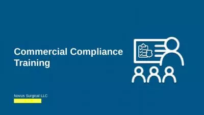 Commercial Compliance Training