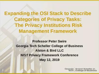 Expanding the OSI Stack to Describe Categories of Privacy Tasks:  The Privacy Institutions Risk Management Framework