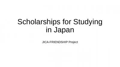 Scholarships for Studying in Japan