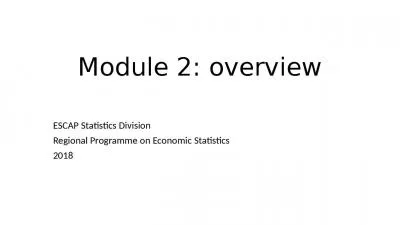 Module 2: overview