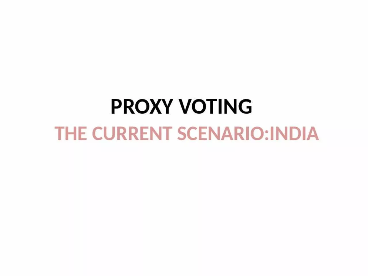 PPT-PROXY VOTING