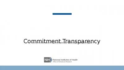 Commitment Transparency